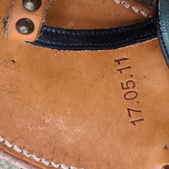 Rare Golden Goose by K. Jacques St-Tropaz T strap leather sandals. Sz 40… - Picture 9 of 16